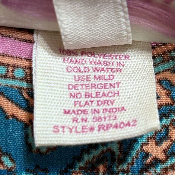 Anthropologie/Boemo Paisley Boho Tiered Maxi Dress - Picture 7 of 9